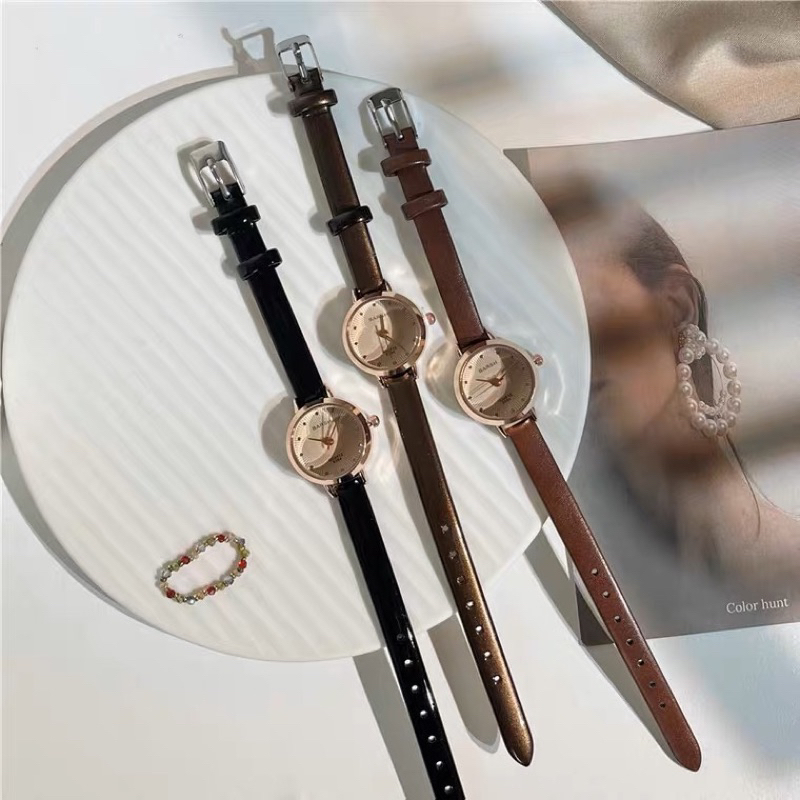 Jam Tangan Wanita Barsh Analog Ulzzang Korea