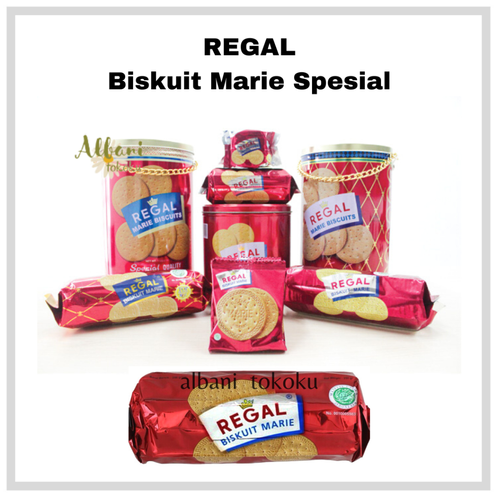 

❤️ Albani ❤️ REGAL - Biskuit Marie Susu Spesial - Variasi Ukuran Lengkap - Roti Susu - Cocok Untuk Semua Usia