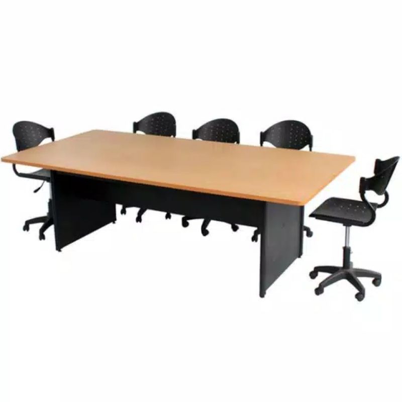 MEJA RAPAT MEJA MEETING MEJA TEAM KANTOR MEJA DISKUSI QD 240 QD 120 QD 180