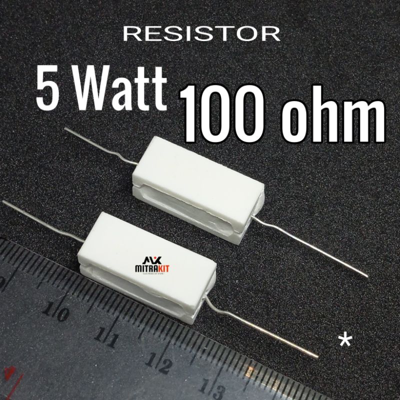Resistor 100ohm 5Watt 100R5W resistor 5W 100R