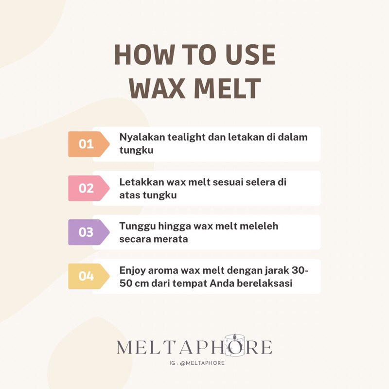 Meltaphore’s Wax Melt Candle Gift Set - Set Kado Lilin Aromaterapi