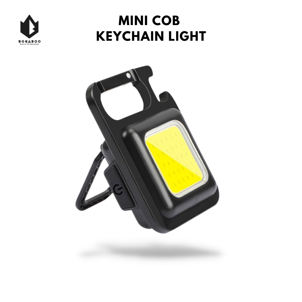 Senter Mini Gantungan Kunci Welite - LED COB - Lampu Cas USB Type-C - MINI COB  Keychain Light