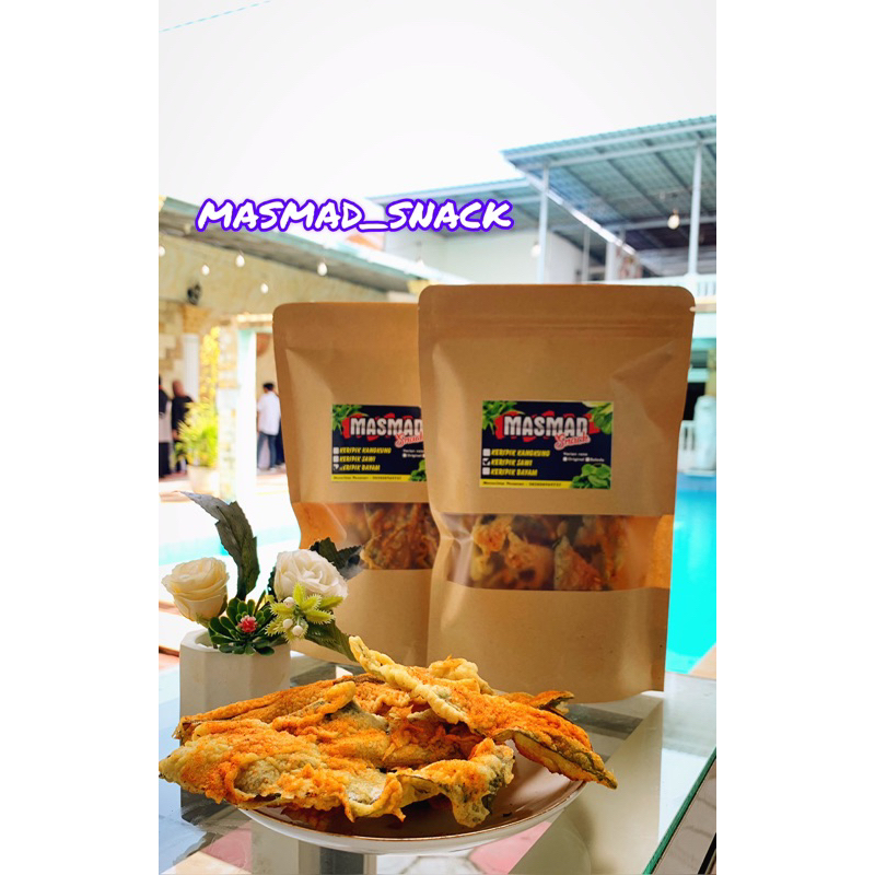

KRIPIK/SNACK SAWI,BAYAM,KANGKUNG ANEKA KRIPIK SAYUR PEDAS