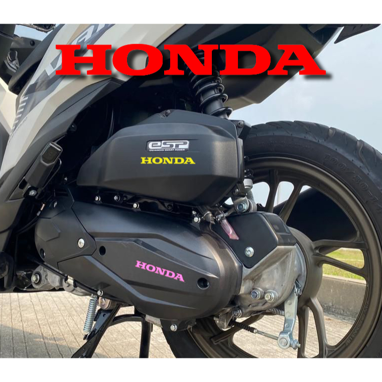 STICKER HONDA LOGO CVT STIKER WARNA MOTOR CUTTING