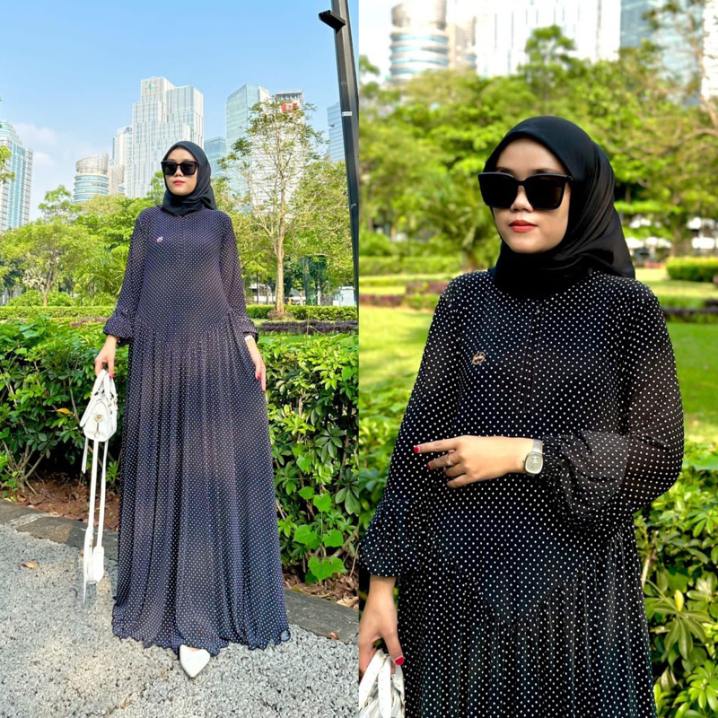 GAMIS JERSEY PREMIUM MOTIF ZAHRA DRESS RFILLY