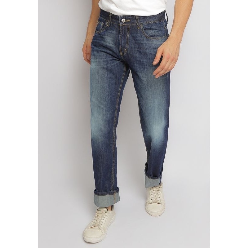 Celana Jeans Reguler Basic Fit CS 2201 C LOIS ORIGINAL 100%