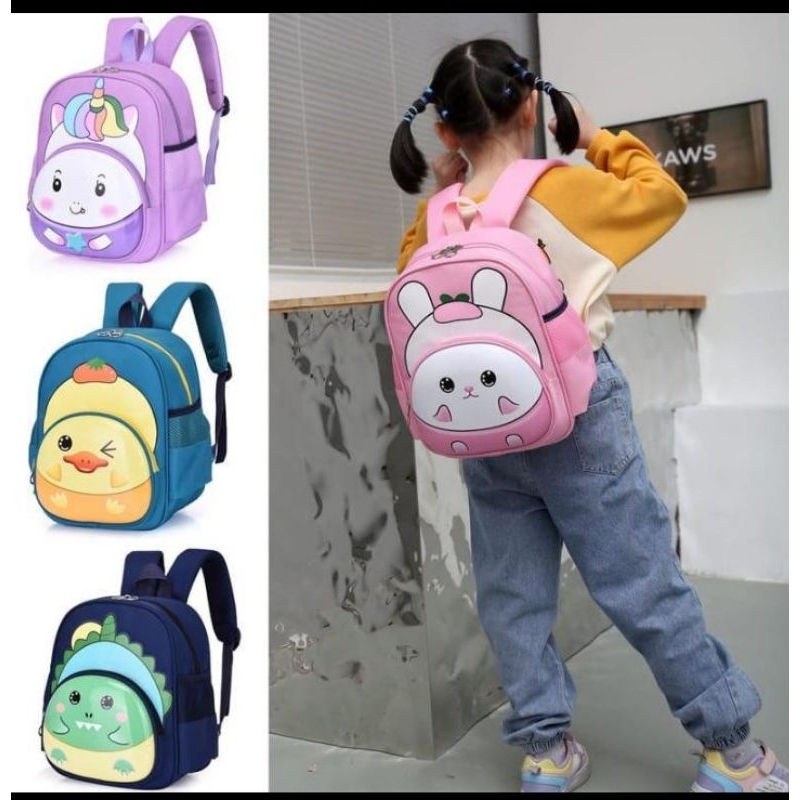 TAS RANSEL ANAK IMPORT (GAMBAR TIMBUL)