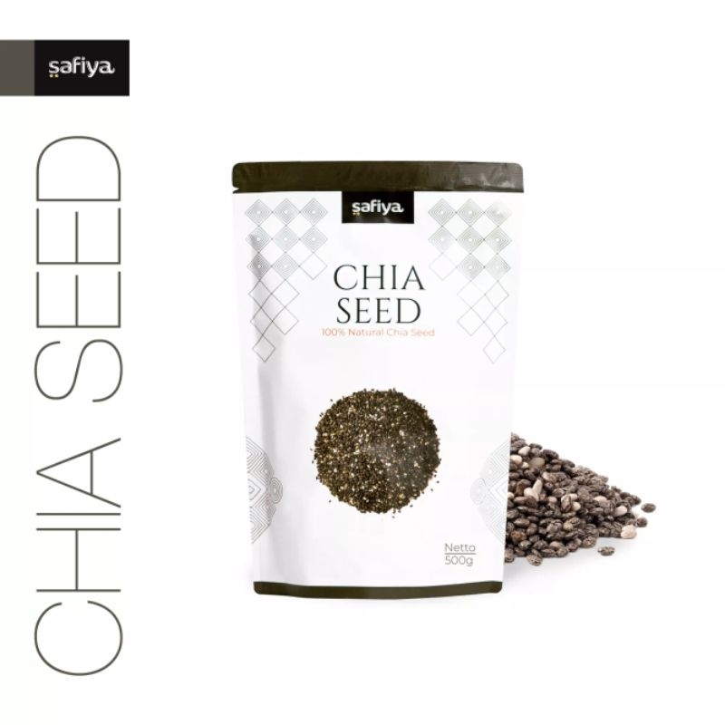 

[READY] ❤ Chiaseed Organic 500 Gram || Chia Seed Safiya 500 gram