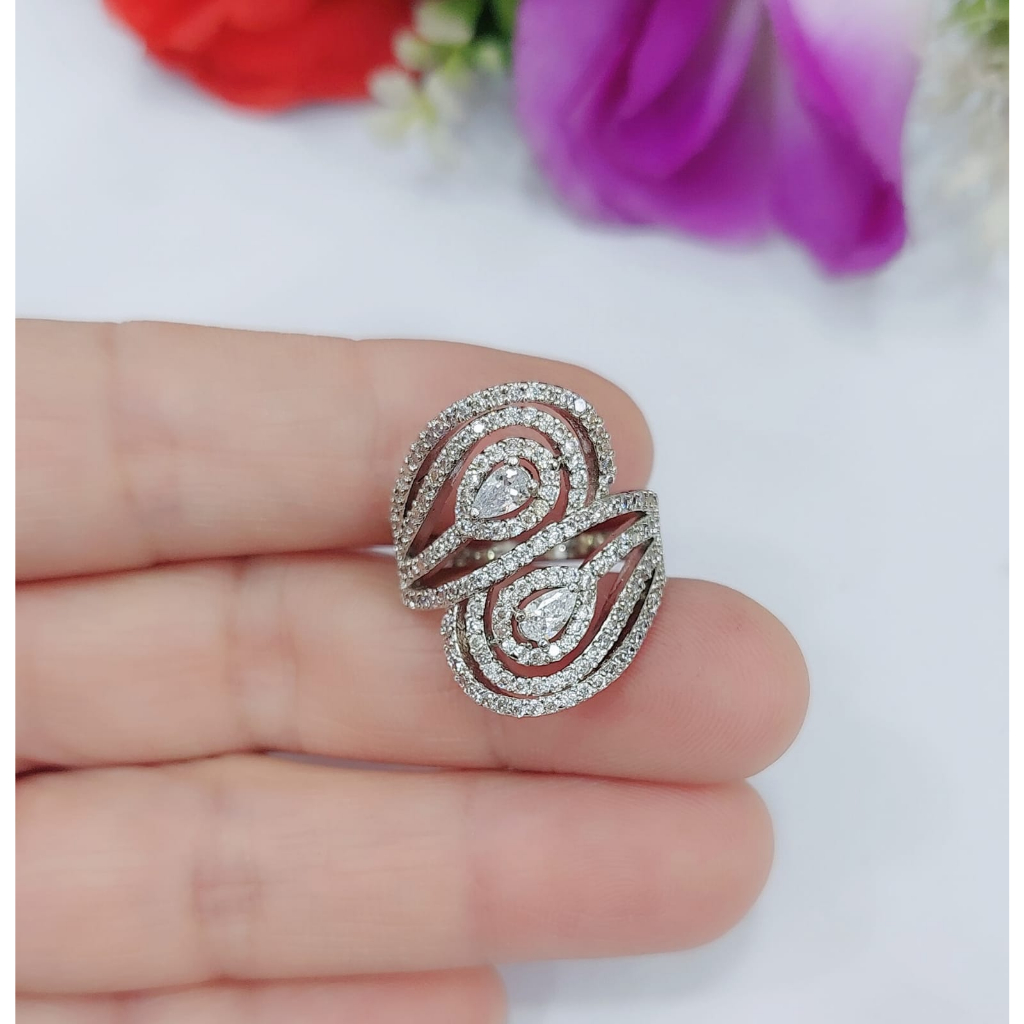 Cincin Xuping Permata Full Perhiasan Fashion R608 R609