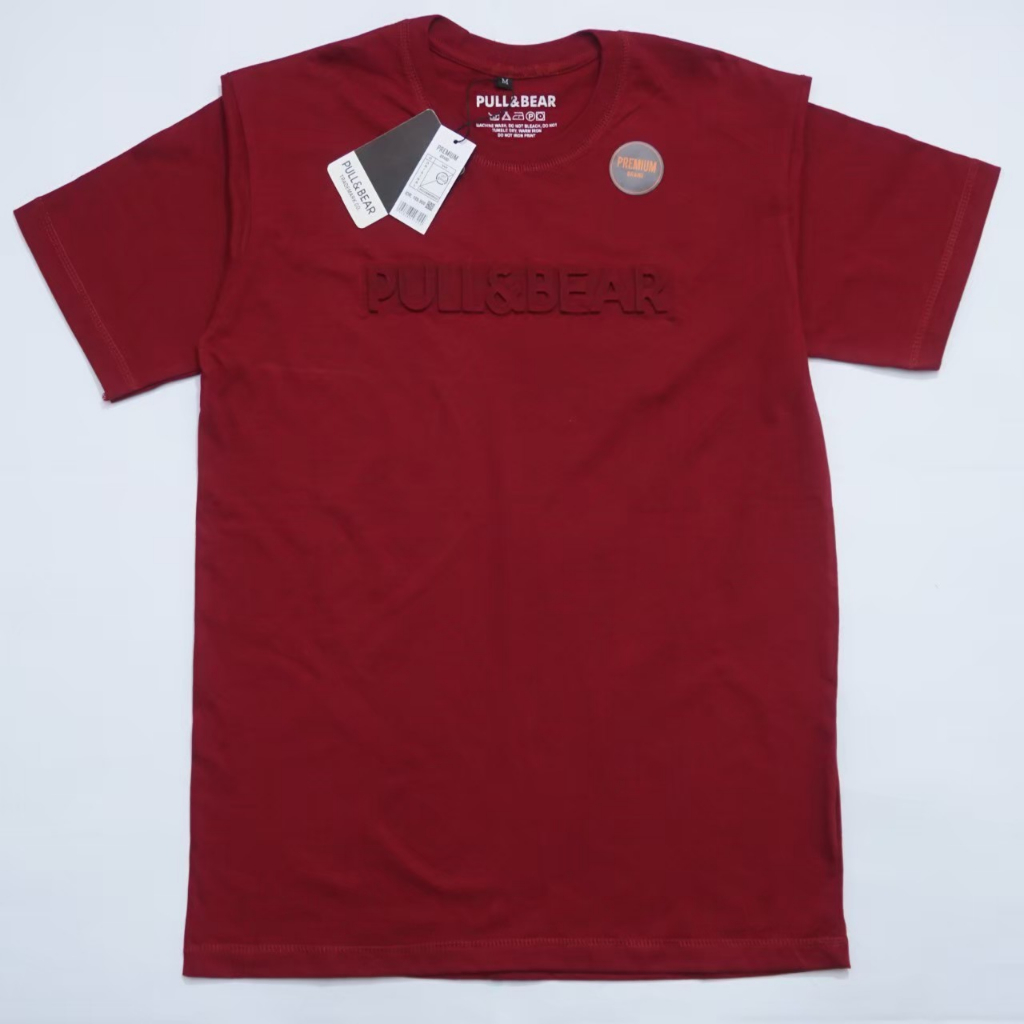 100rb 3pcs T-Shirt Kaos Embos Sablon Timbul Premium Quality f1