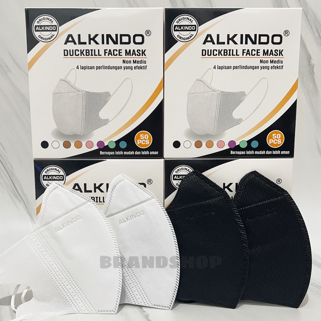 Masker Duckbill Alkindo 4ply isi 50 pcs - face mask