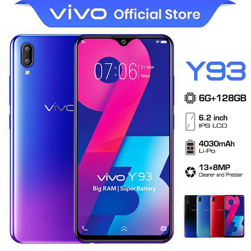 vivo y93 ram 6gb + 128gb