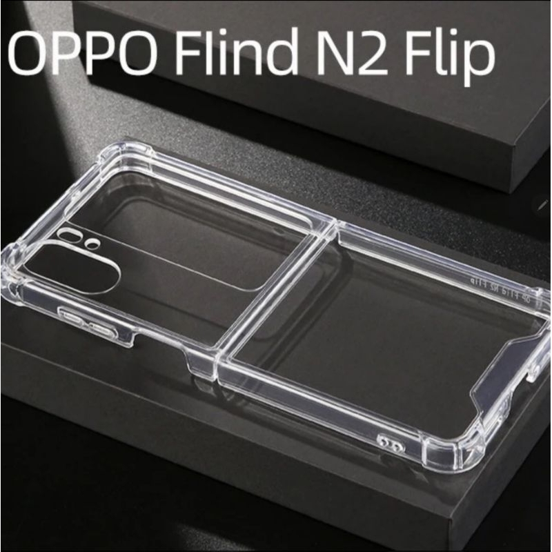 Case Oppo Find N2 Flip N 2 5G Casing Bening Clear PC Hard Anticrack