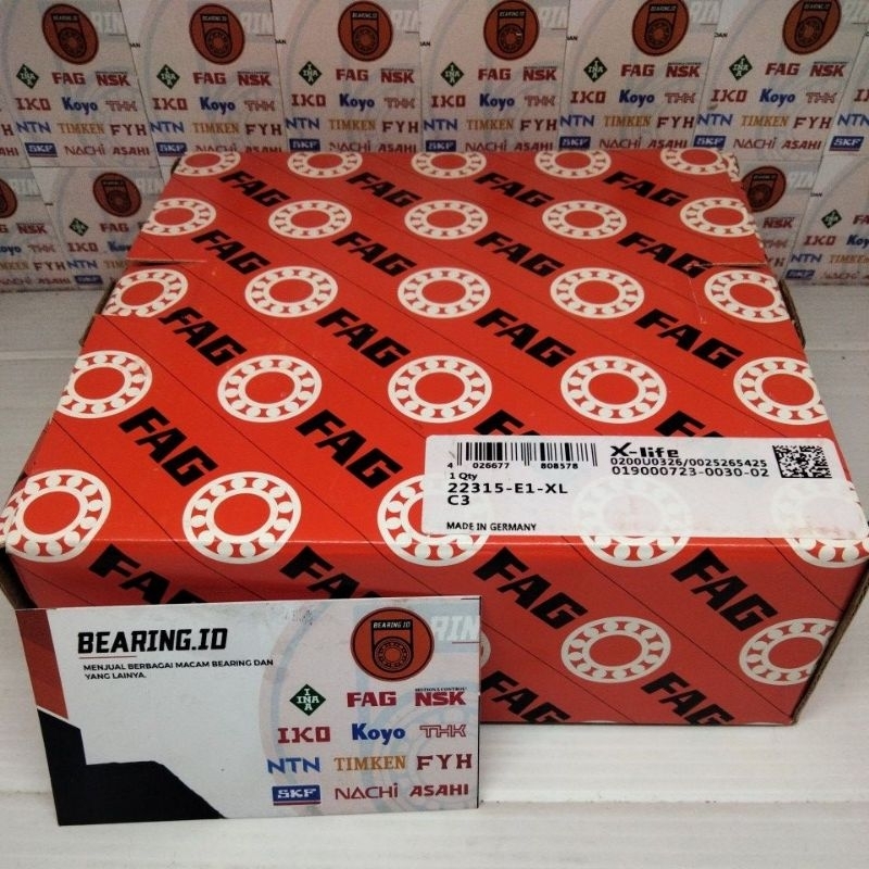 Bearing Spherical 22315 E1 XL C3 FAG ORIGINAL