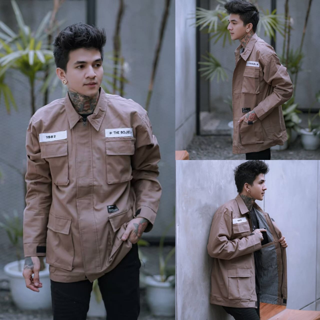 Jaket semi parka / jaket semi parka cowo cewe / jaket semi parka wolv