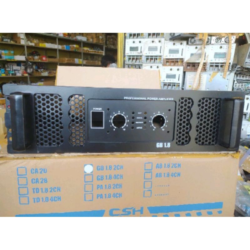Box Amplifier 3U GB 1.8 2 Chanel Tebal box power