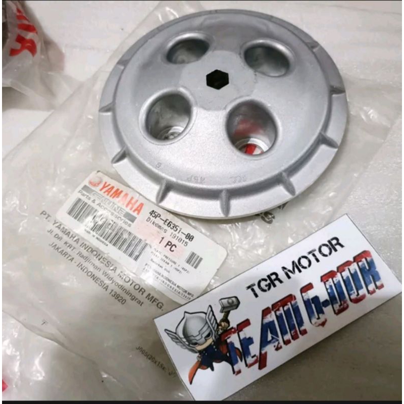 cluch plate pressure 1 lawan kaki 4 rumah kopling kupling kopling ori original yamaha 45p byson jupi