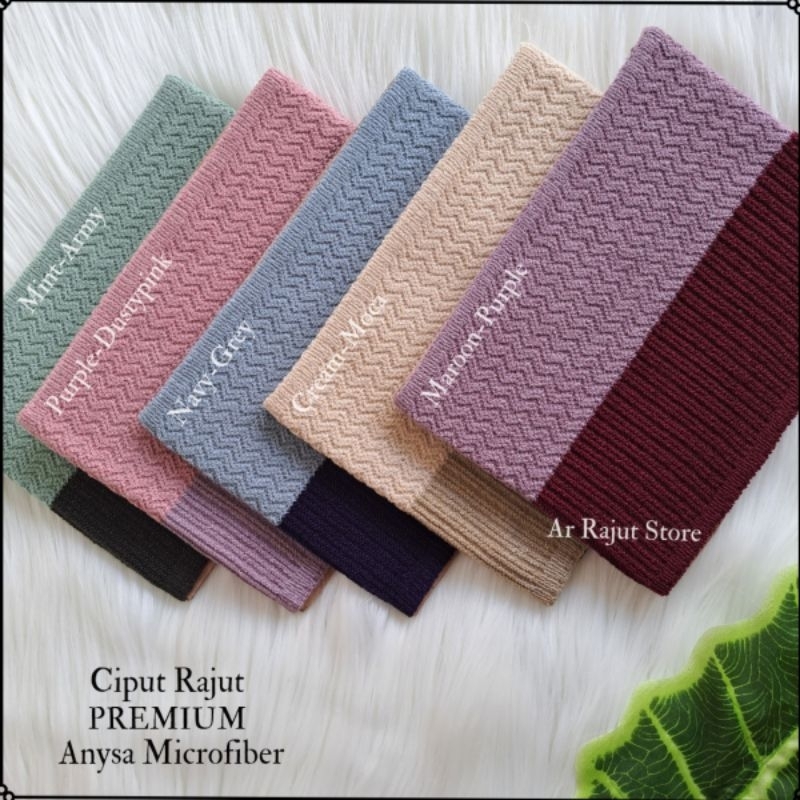 [PAKET HEMAT ISI 40 PCS]Ciput Rajut Inner Bandana Premium Anisa Microfiber /daleman kerudung 2 warna 2 motif anti melar