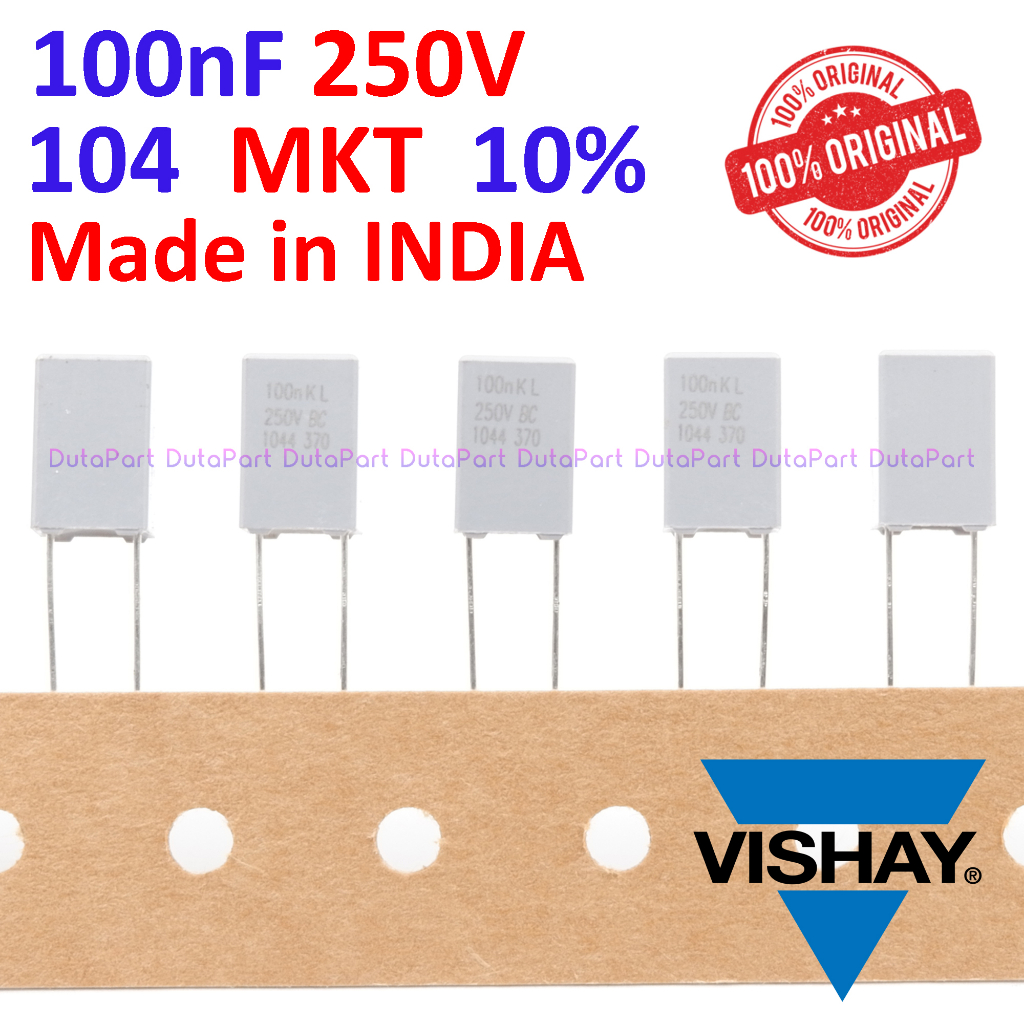 250V 100nF 0.1uF 104 10% ORIGINAL VISHAY MKT MKM Kapasitor Capacitor