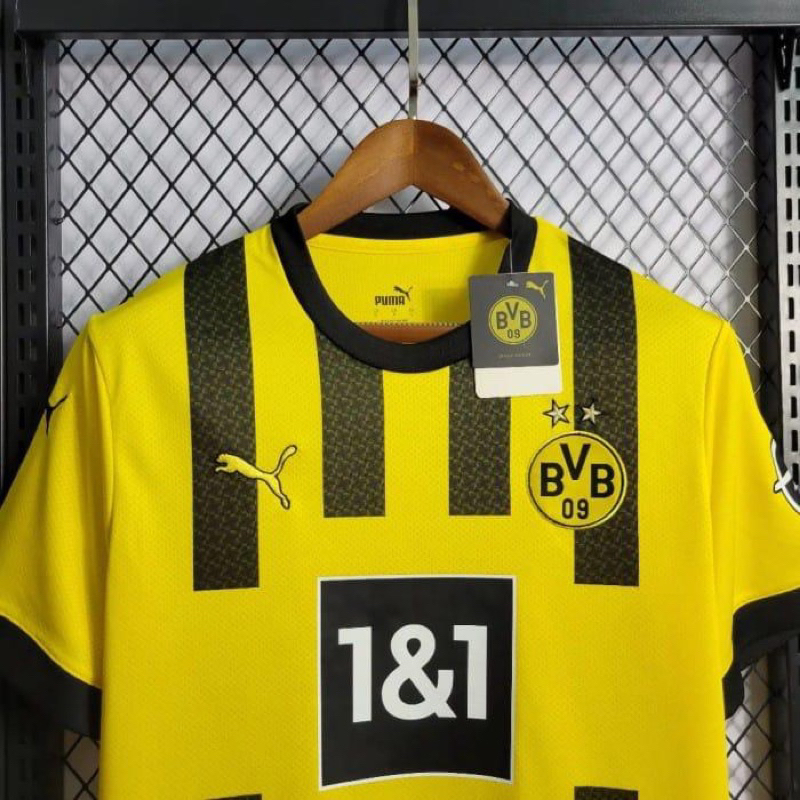 Puma Mens Borussia Dortmund BVB Home Soccer Jersey Slim Fit Pro Size XL for  sale online