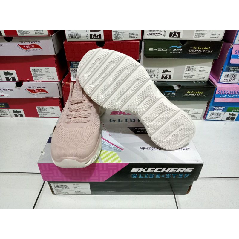 SIZE 36 SKECHERS GLIDE STEP 149941ROS ROSE