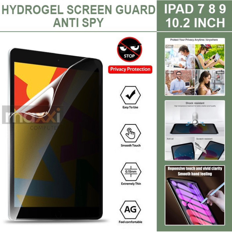 HYDROGEL SCREEN PROTECTOR ANTI GORES ANTI SPY MATTE CLEAR SAMSUNG TAB S2 9,7 Tab 4 10,1 Tab A8 T350 