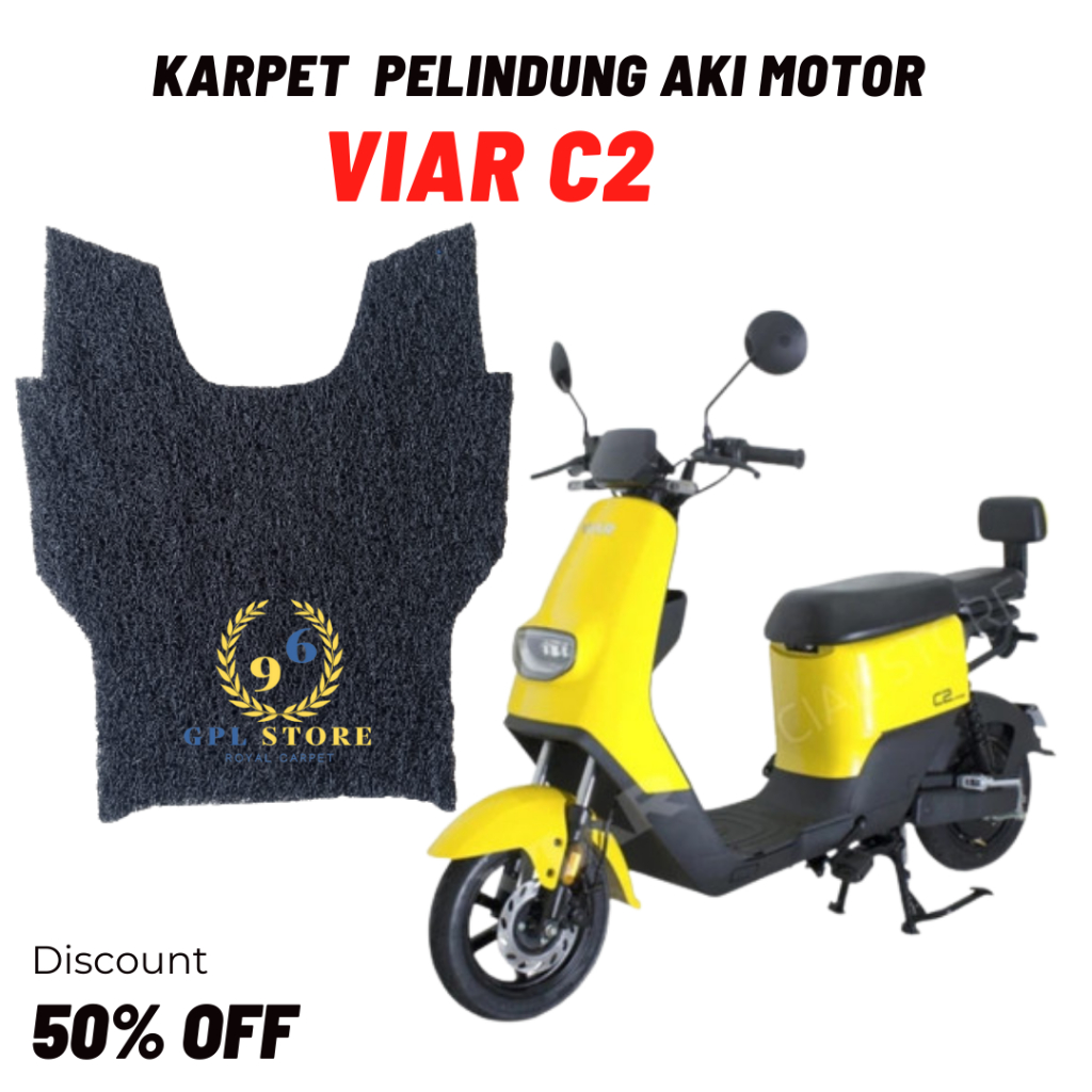 Karpet sepeda motor listrik Viar C2