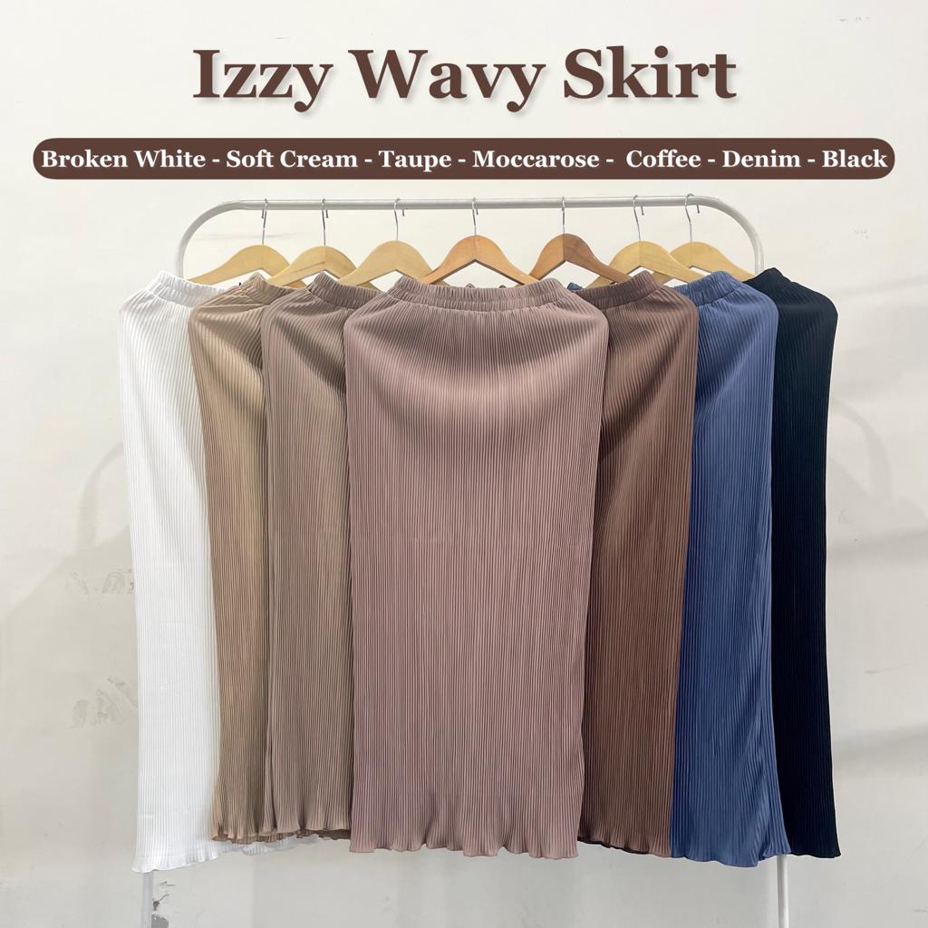 Izzy Wavy Skirt | Rok Span Rok Plisket Lidi [YEPPUOUTFIT]