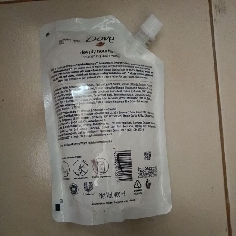 Dove sabun mandi cair 400ml