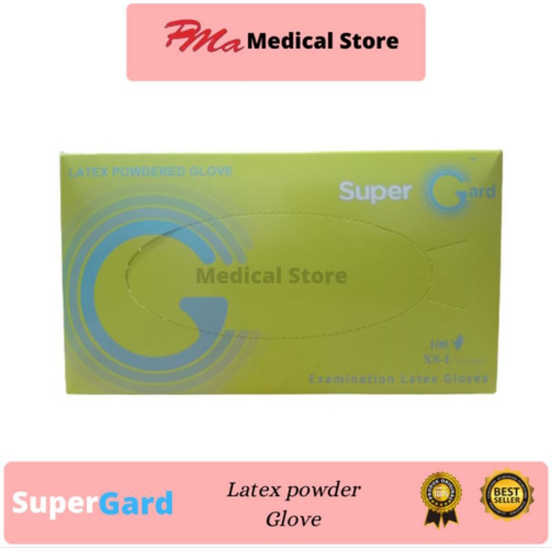 Sarung Tangan Latex Powder Super Gard