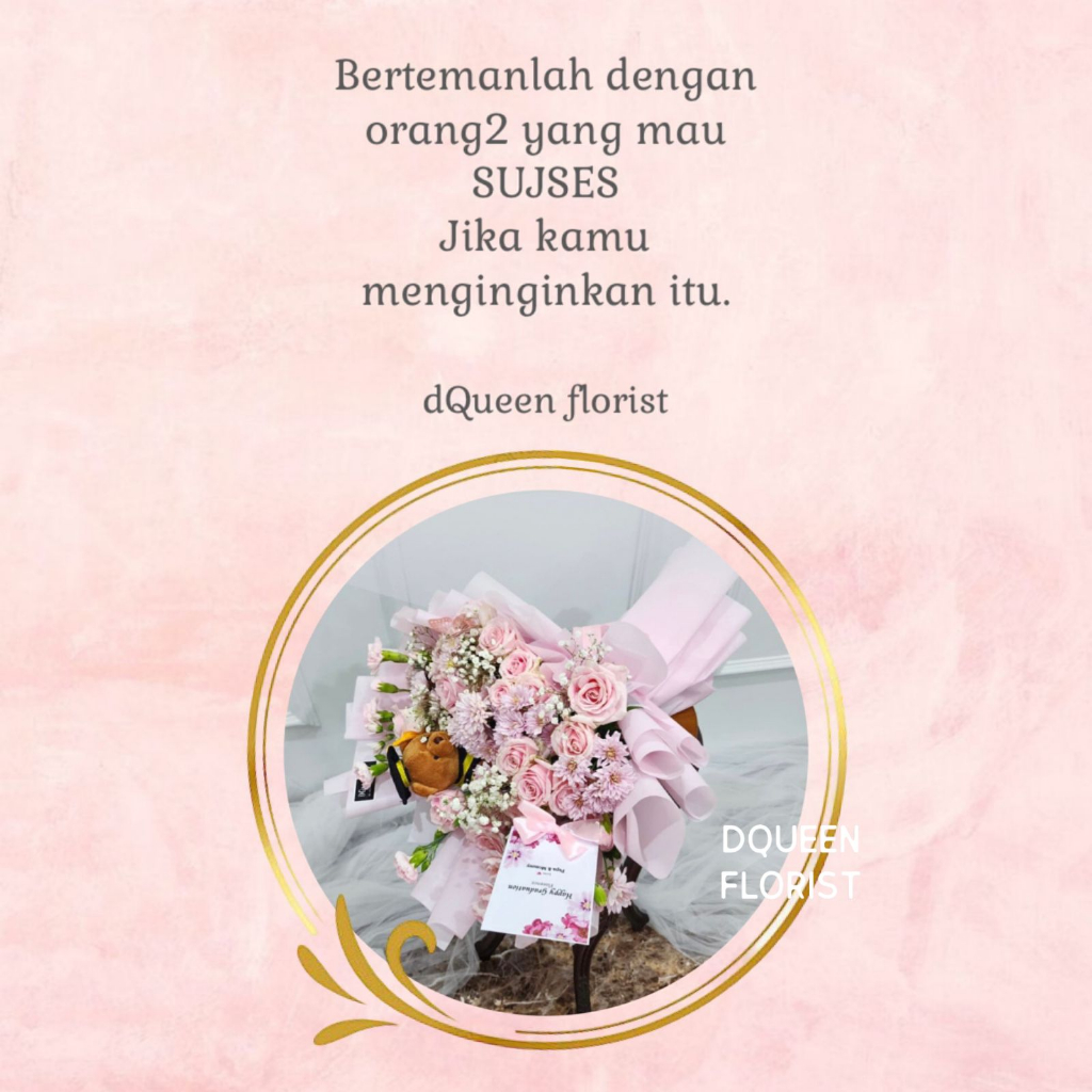 Dqueen Florist - Buket Bunga Tangan Wisuda Graduation Hari Special Moment Bahagia