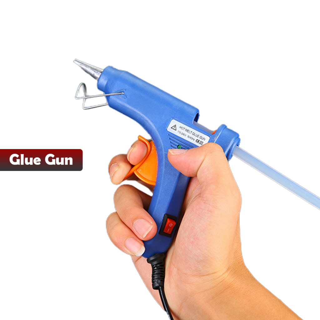 PROMO!Lem tembak glue gun Alat Lem Tembak Glue Gun 20W Lem Bakar Cair/Lem Lilin-YOSINOGAWA