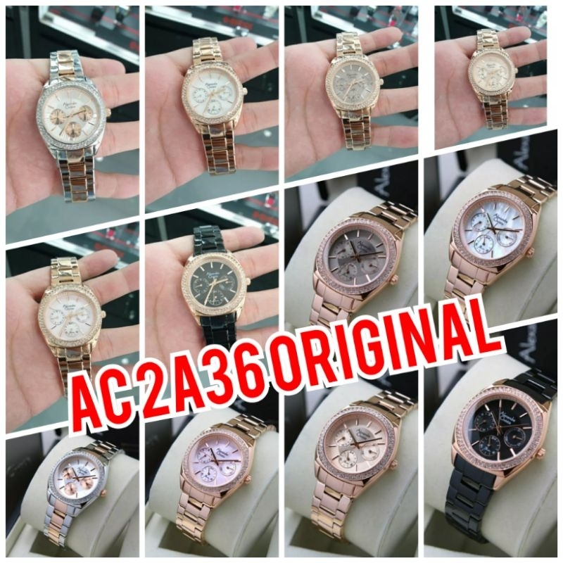 JAM TANGAN WANITA ALEXANDRE CHRISTIE AC23A6 PERMATA / AC 2A36 ORIGINAL