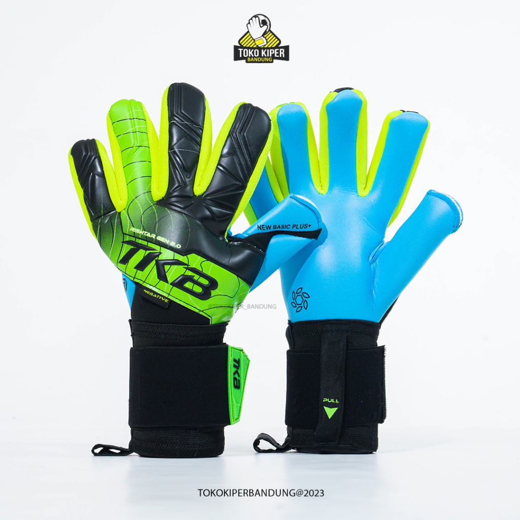 Sarung Tangan Kiper -TKB Rishtar Gen 2.0 Volium - Hijau/Biru/Hitam