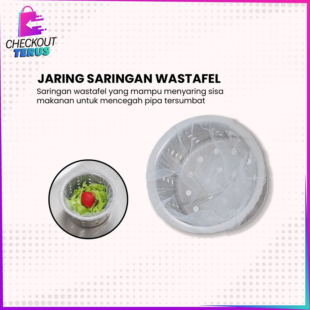 CT C837 Saringan Wastafel Cuci Piring Anti Mampet Kain Jaring Jala Saringan Tempat Sampah Dapur Filter Saringan Sisa Makanan