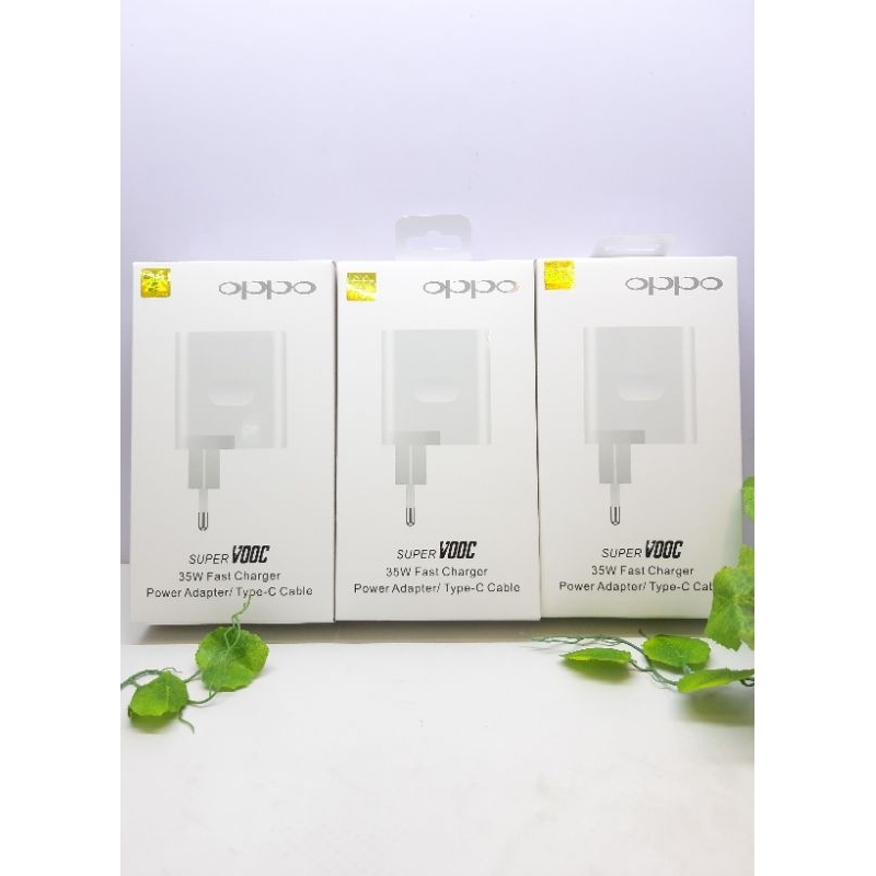 Charger Oppo 35W Fast Charger Type C Super VOOC Original