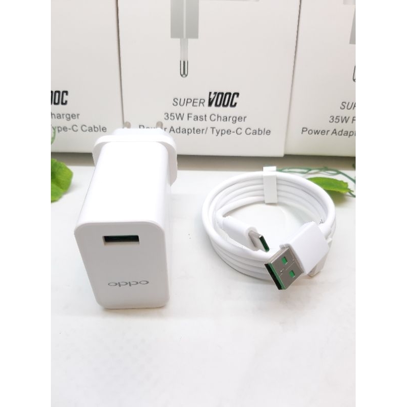 Charger Oppo 35W Fast Charger Type C Super VOOC Original