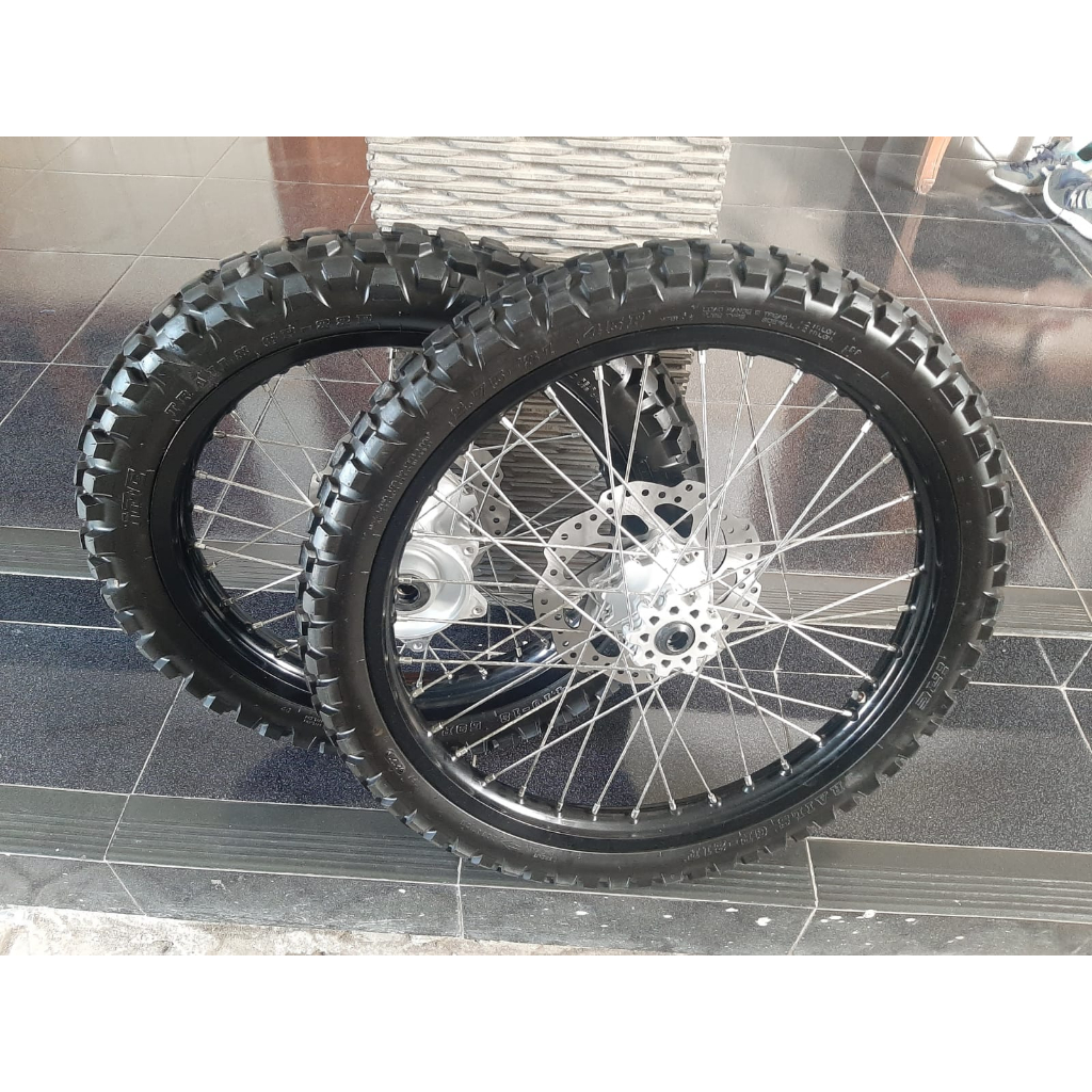 Roda Ori Honda CRF 150 L Ring 18 21 Wheelset CRF Original Copotan Motor + Piringan