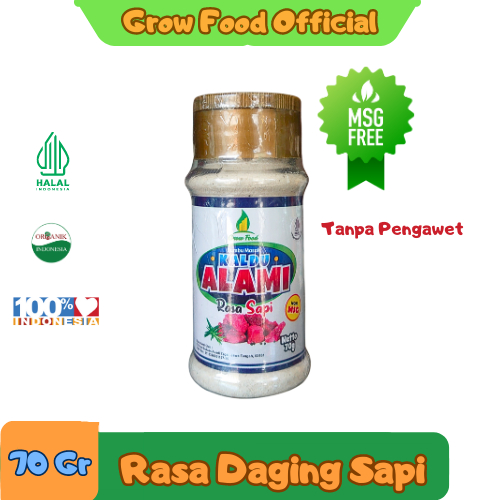 

Grow Food Kaldu Alami Rasa Daging Sapi - NON MSG - Tanpa Pengawet