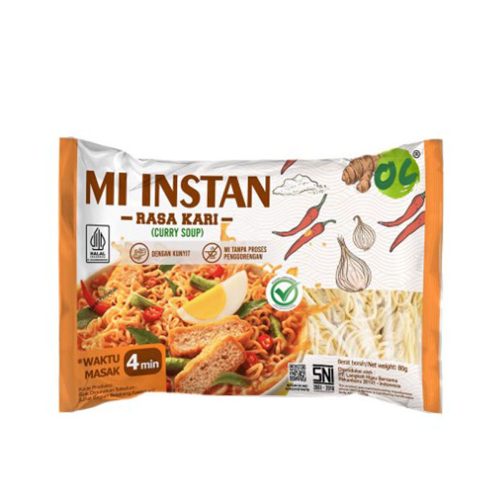 Organic Center Mie Instan 80gr Non MSG - Veggie Noodle