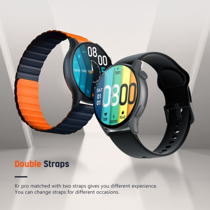 Kieslect KR Pro Smartwatch AMOLED Calling Smart Watch Jam Tangan