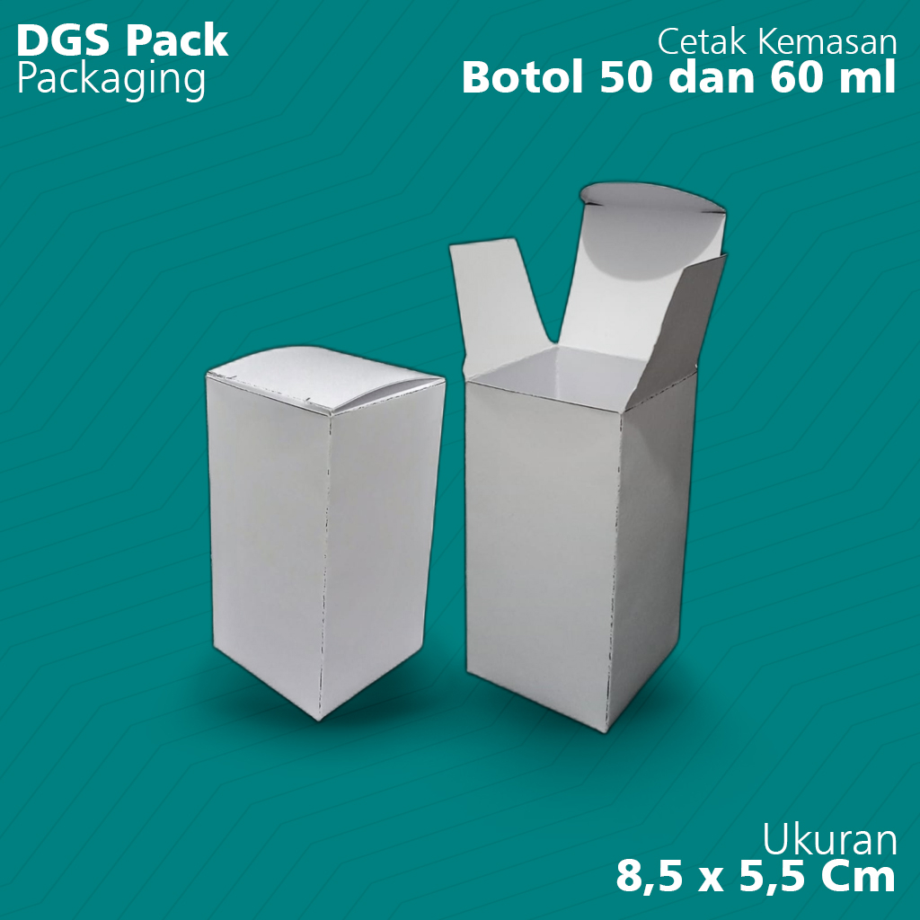 

Box Botol POLOS / Kemasan parfum / Dus spray 50ml 60ml / Box 5.5 x 5.5 x 8.5 Cm POLOS