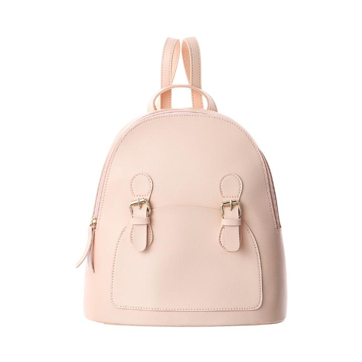 MINISO BACKPACK/ buckle design solid color/ Tas Punggung Wani