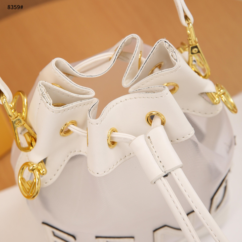 FD 8359 Mesh Mini Mon Tresor Bucket Bag