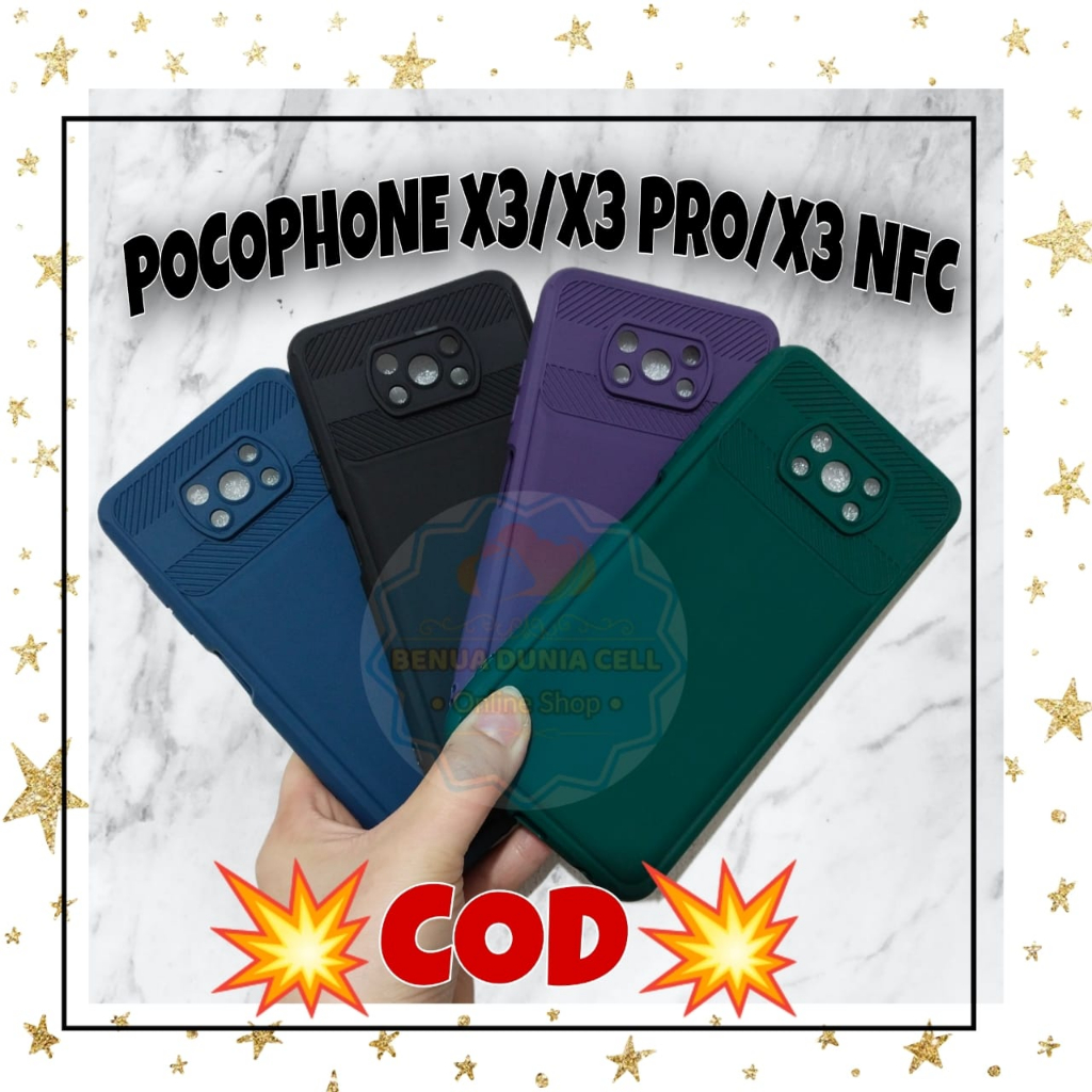 POCOPHONE POCO M4 PRO POCO X3 X3 PRO X3 NFC POCO C40 NEW SOFTCASE PROTECTED - BDC