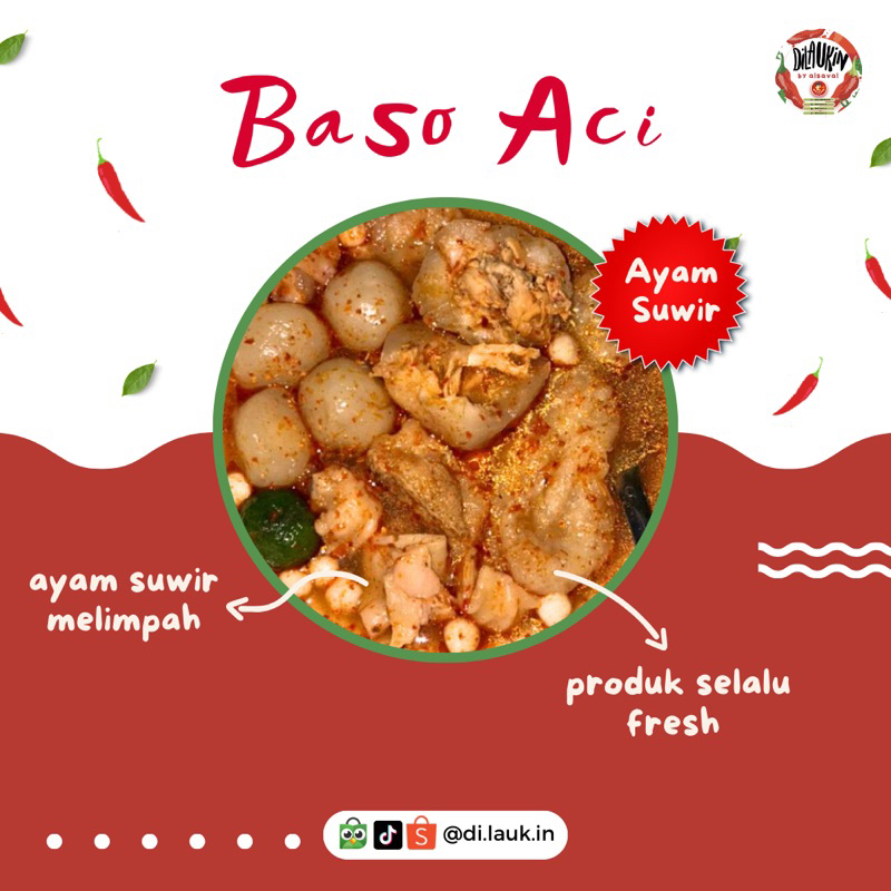 

BASO ACI BOCI CUANKI PREMIUM ISI AYAM SUWIR VIRAL