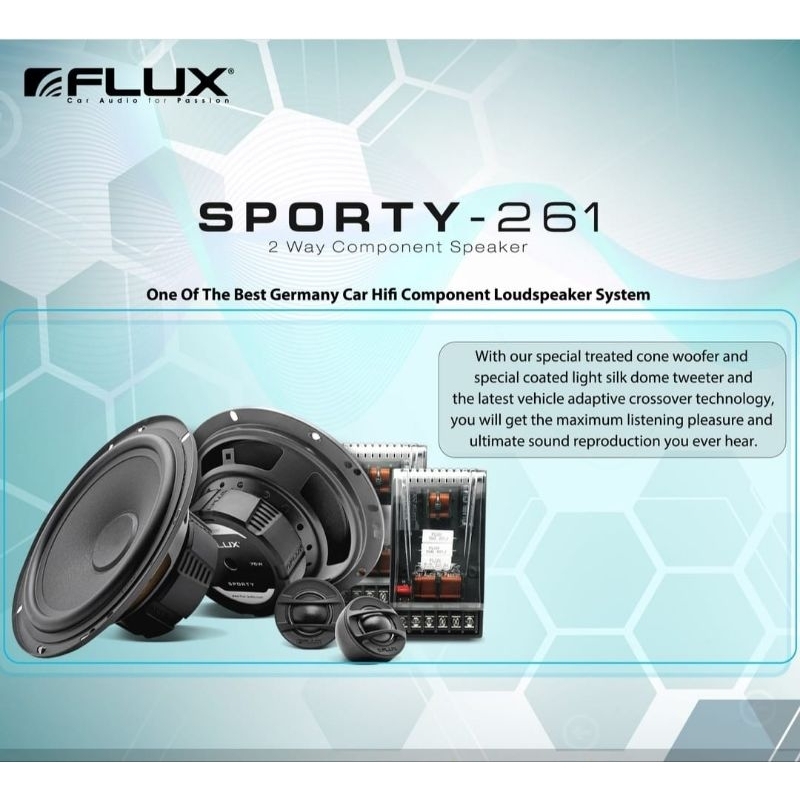 Speaker 2way Flux Sporty 261 Original Flux