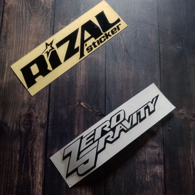 

STICKER ZERO GRAVITY CUTTING STICKER