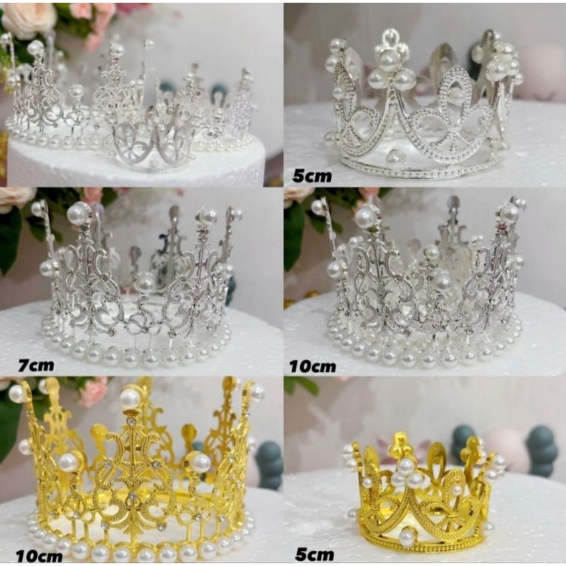topper mini crown/topper crown/crown gold/topper mahkota /topper kue mahkota /mahkota