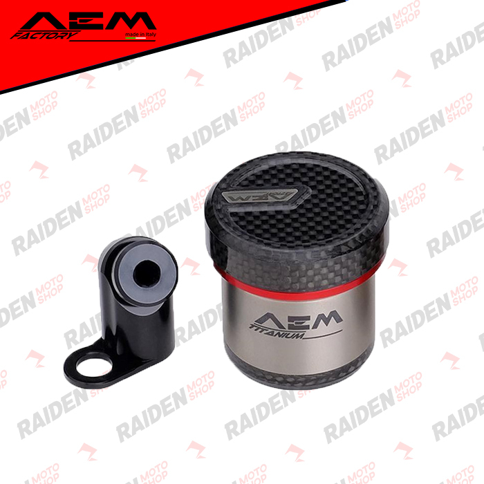 TABUNG MINYAK REM AEM TITANIUM INTEGRATED FLUID TANK RACING CARBON